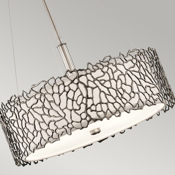 Kichler KL-SILVER-CORAL-P-A - Lustr na tyči SILVER CORAL 3xE27/100W/230V chrom