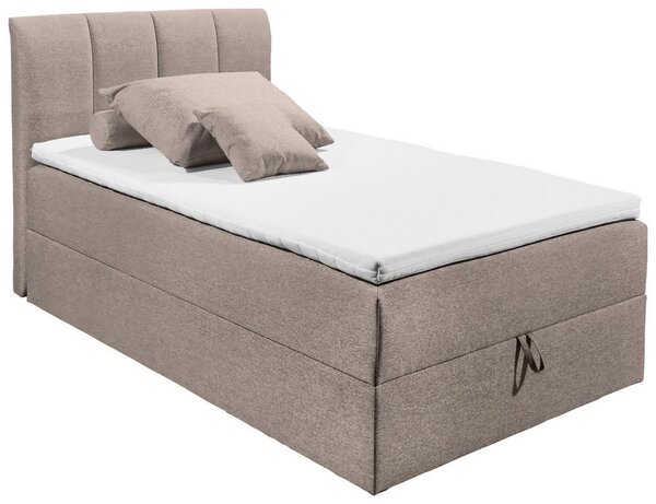 Boxspring postel GRANADA hnědá 120x200 cm