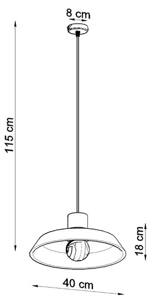 Sollux Lighting Závěsné svítidlo AFRA