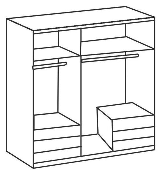 Šatní skříň LEVEL 36 D