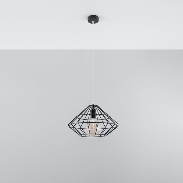 Sollux Lighting Závěsné svítidlo UMBERTO černé
