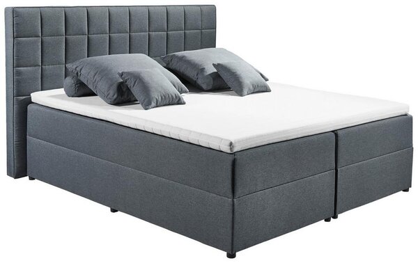 Boxspring postel ALASKA 180x200 cm antracit