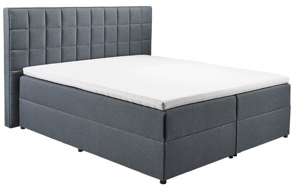 Boxspring postel ALASKA 180x200 cm antracit