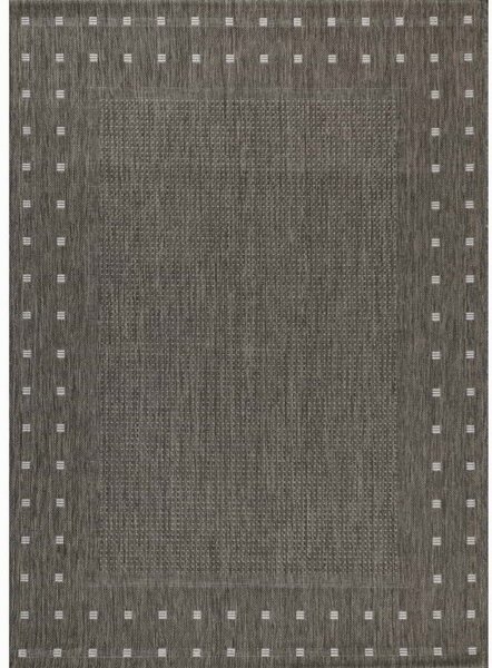 J-Line Kusový koberec Level 20329 šedohnědý BARVA: Šedá, ROZMĚR: 80x150 cm