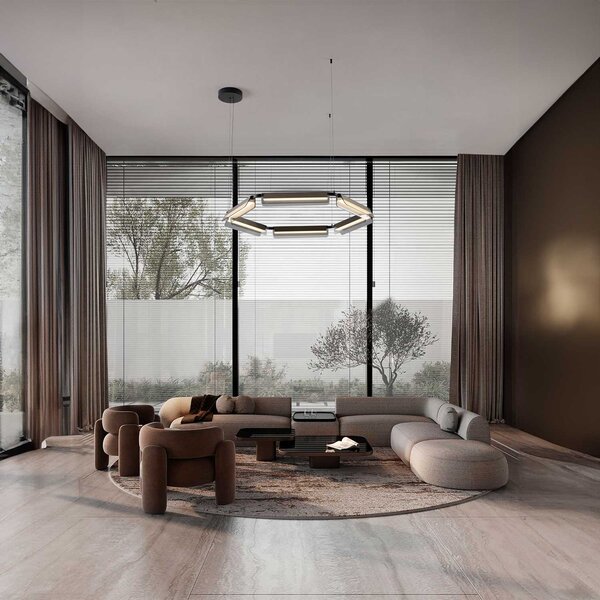 Nova Luce Apnea LED závěsné svítidlo 103CM