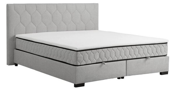 Americká postel MAYA D 180/200 cm, světle šedá
