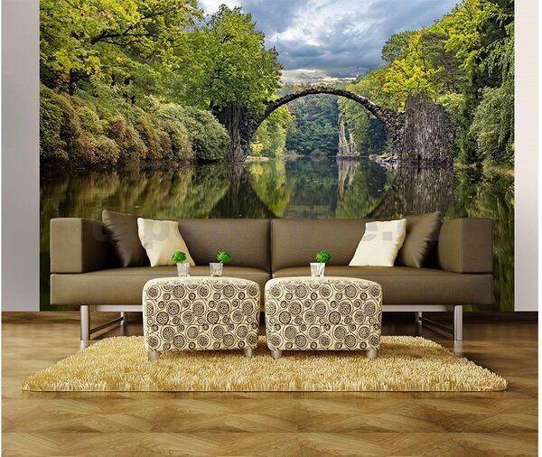 Vliesové fototapety, rozměr 375 cm x 250 cm, obloukový most, DIMEX MS-5-0060