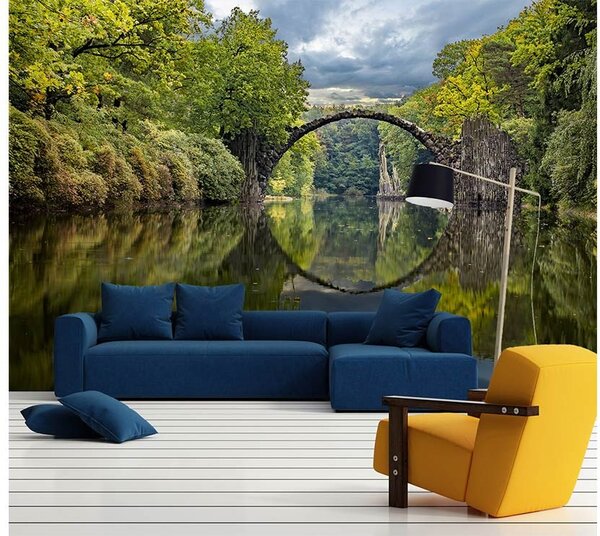 Vliesové fototapety, rozměr 375 cm x 250 cm, obloukový most, DIMEX MS-5-0060