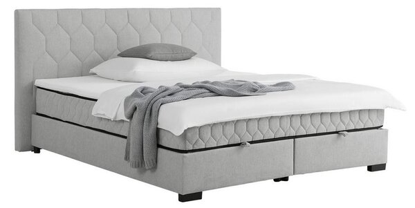 Americká postel MAYA D 180/200 cm, světle šedá