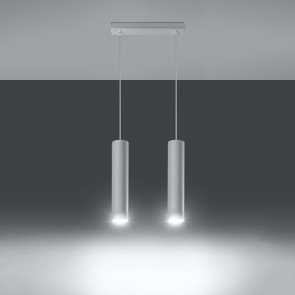 Sollux Lighting Závěsné svítidlo LAGOS 2 bílé