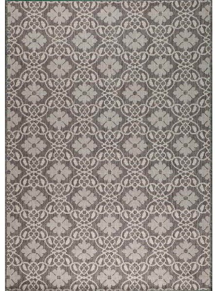 J-Line Kusový koberec Level 20593 hnědý BARVA: Hnědá, ROZMĚR: 80x150 cm