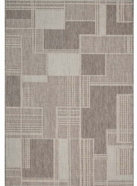 J-Line Kusový koberec Level 20632 hnědý BARVA: Hnědá, ROZMĚR: 160x230 cm