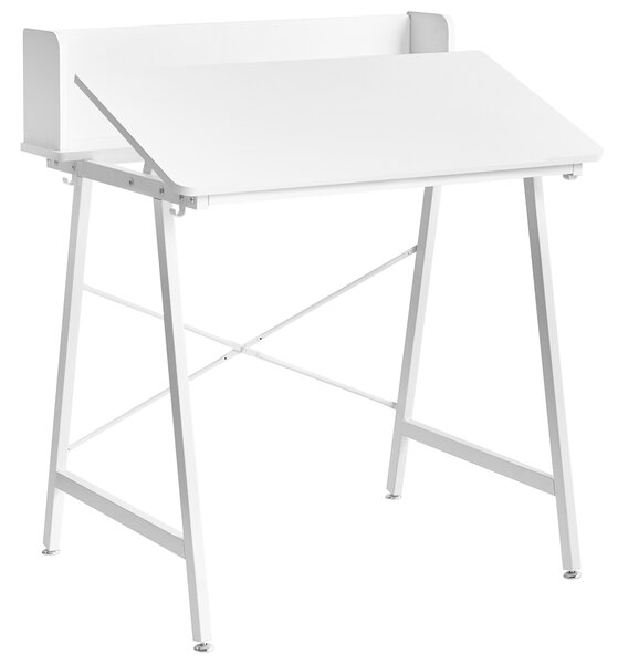 Sklopný kreslící stůl ALAND Bílá 80 cm 62 cm