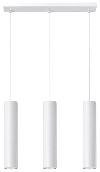 Sollux Lighting Závěsné svítidlo LAGOS 3L bílé