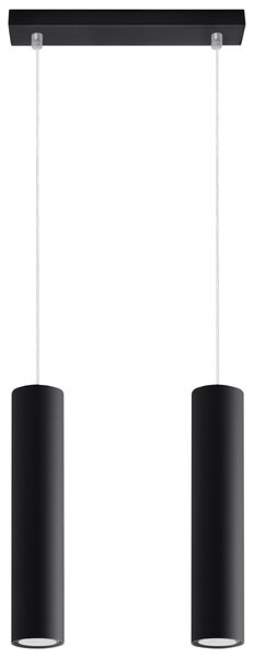 Sollux Lighting Závěsné svítidlo LAGOS 2 černé
