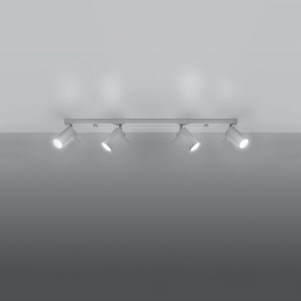 Sollux Lighting Stropní svítidlo RING 4L bílé