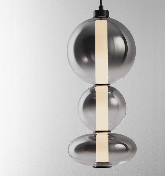 Nova Luce Bally LED skleněné závěsné svítidlo 3
