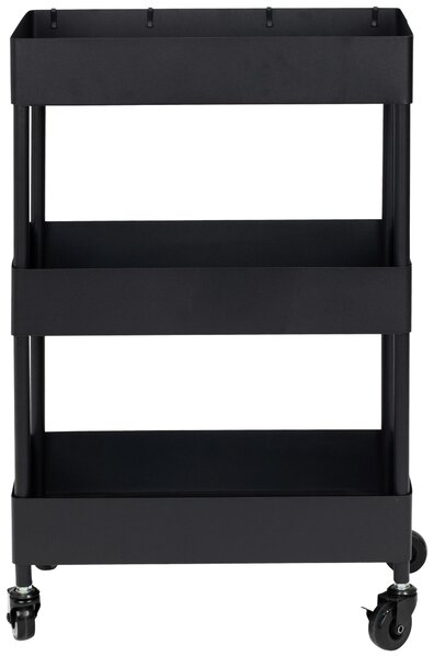 SERVÍROVACÍ VOZÍK, černá, 40/64/22 cm PBJ - Barové vozíky, Online Only