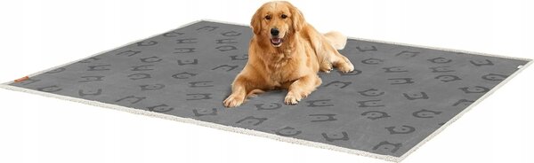 SONGMICS Voděodolná fleecová deka pro zvířata Dijon 203x152 cm šedá