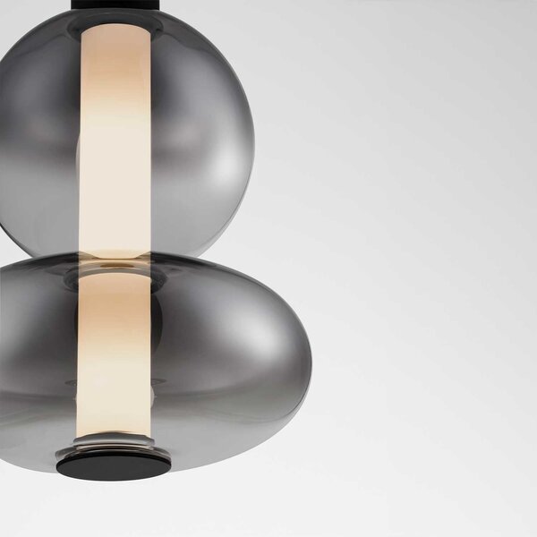Nova Luce Bally LED skleněné závěsné svítidlo 3