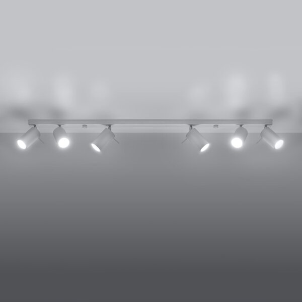 Sollux Lighting Stropní svítidlo RING 6L bílé