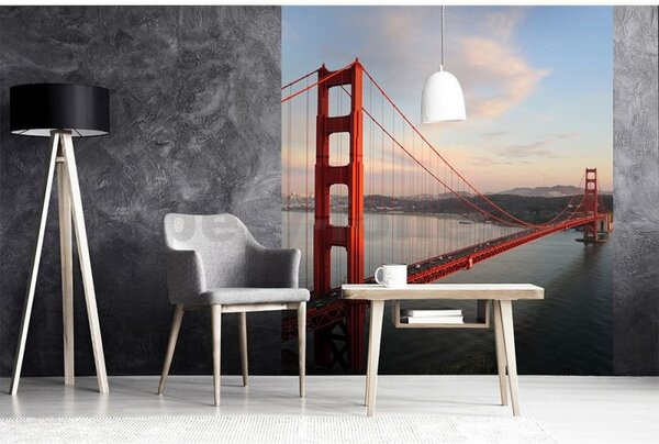 Vliesové fototapety, rozměr 225 cm x 250 cm, Golden Gate, DIMEX MS-3-0015