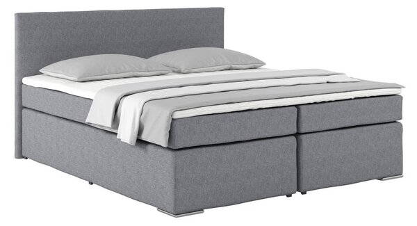 Postel Boxspring Nero, 180x200 cm, šedá