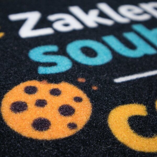Mercury Flooring, Rohožka Zaklepáním souhlasíte s cookies 40x60 cm, 40x60, černá