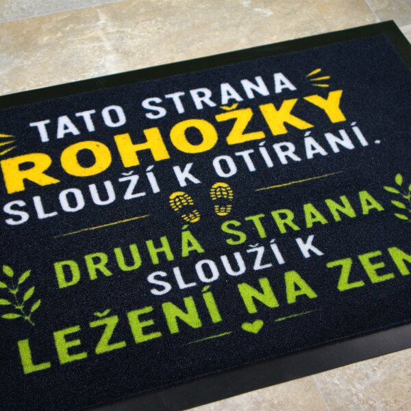 Mercury Flooring, Rohožka Slouží 40x60 cm, 40x60, černá
