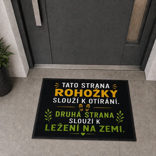 Mercury Flooring, Rohožka Slouží 40x60 cm, 40x60, černá
