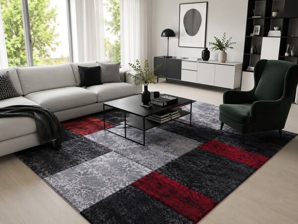 Ayyildiz, Kusový koberec Hawaii 1330 red, 80x150, červená, kancelář