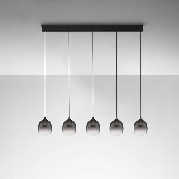 Nova Luce Kita LED skleněné závěsné svítidlo B