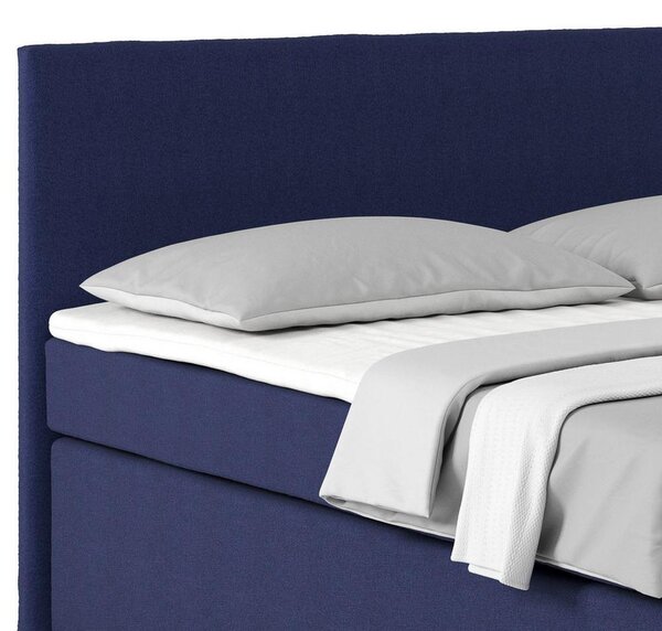 Postel Boxspring NERO 160x200 cm, modrá