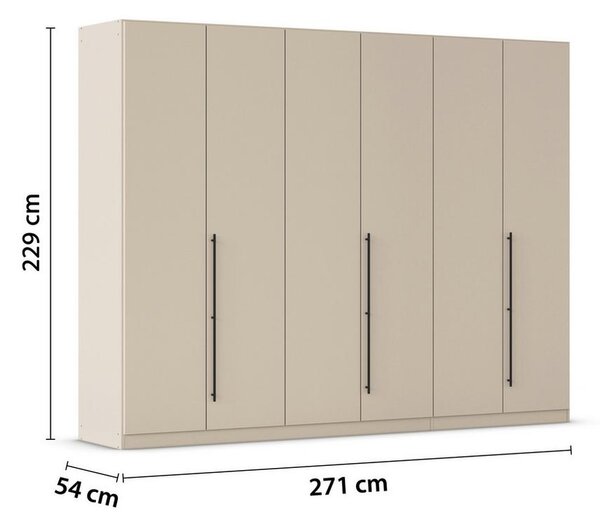 Skříň s otočnými dveřmi SAFARI, šířka 271 cm