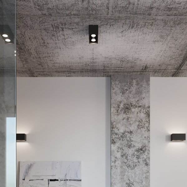 Sollux Lighting Stropní svítidlo QUAD černé
