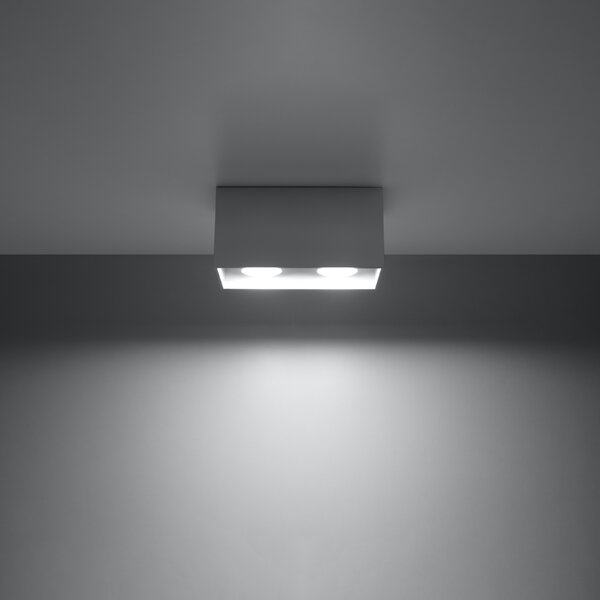 Sollux Lighting Stropní svítidlo QUAD šedé