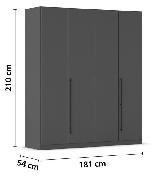 Skříň s otočnými dveřmi SAFARI, šířka 181 cm