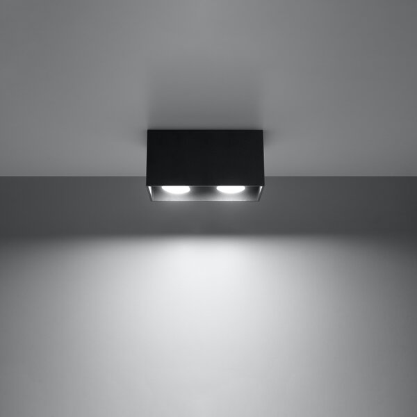 Sollux Lighting Stropní svítidlo QUAD černé
