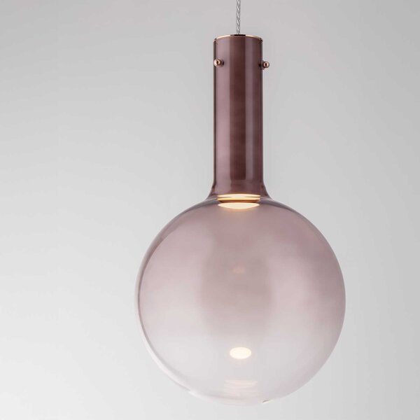 Nova Luce Nostos LED skleněné závěsné svítidlo Zlatá