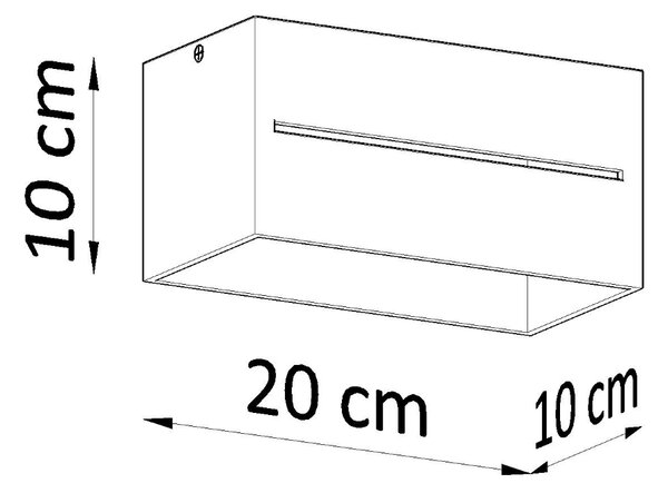 Sollux Lighting Stropní svítidlo LOBO 2 černé