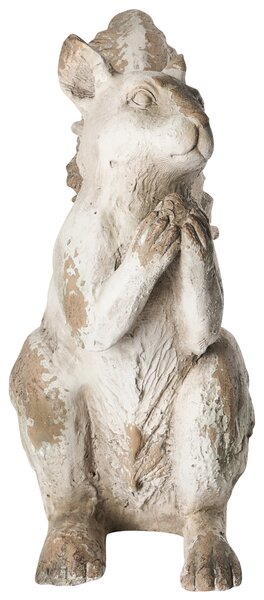 Zahradní socha TURSI Veverka Béžová