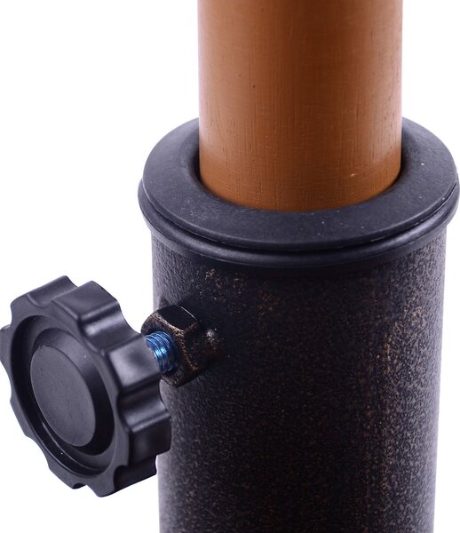 Základna pro slunečník Outsunny, hmotnost 19 kg, stojan pro slunečník vhodný pro stonky 38 mm/48 mm, pryskyřice, pro terasu nebo patio Ø54,5x34 cm, br