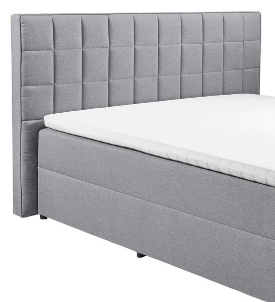 Boxspring postel ALASKA 180x200 cm šedá