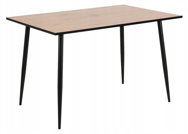 Actona Jídelní set Wilma 120 cm dub divoký/černý