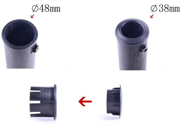 Základna pro slunečník Outsunny, hmotnost 19 kg, stojan pro slunečník vhodný pro stonky 38 mm/48 mm, pryskyřice, pro terasu nebo patio Ø54,5x34 cm, br