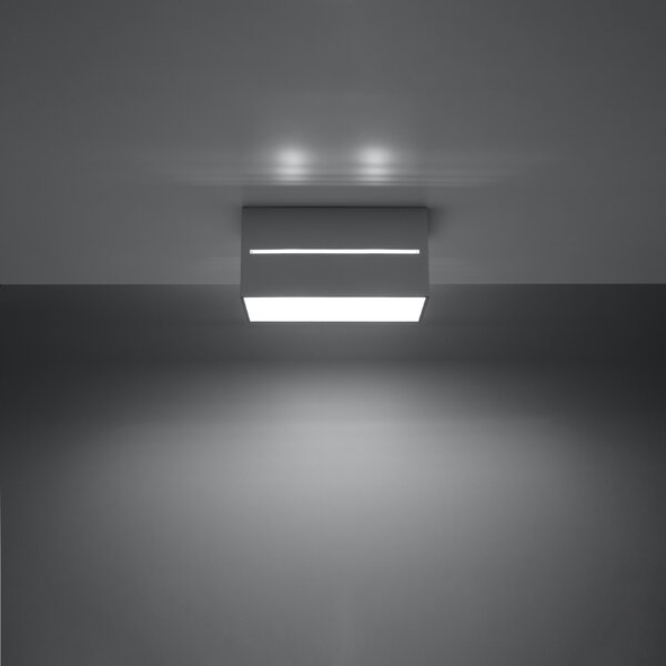 Sollux Lighting Stropní svítidlo LOBO 2 šedé
