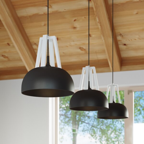 Sollux Lighting Závěsné svítidlo CASCO černá/bílá
