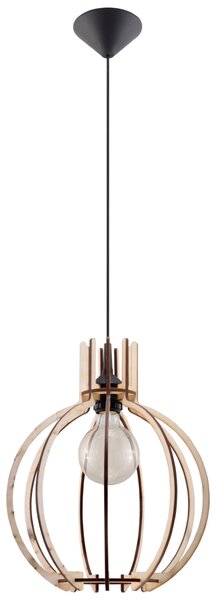 Sollux Lighting Závěsné svítidlo ARANCIA přírodní dřevo