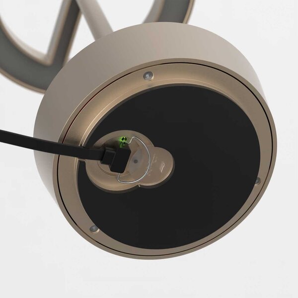 Astro Halo LED přenosné stolní svítidlo Bronzová světlá