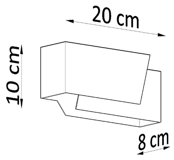Sollux Lighting Nástěnné svítidlo PIEGARE